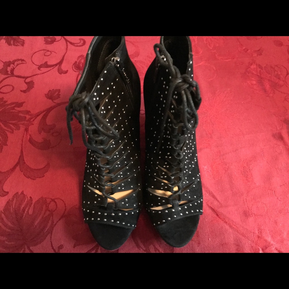Jessica Simpson Suede High Heeled Wedge